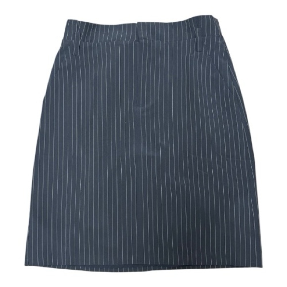 Banana Republic Grey Pinstripe Skirt